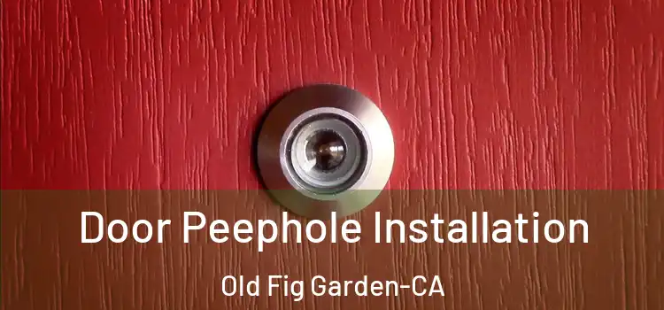  Door Peephole Installation Old Fig Garden-CA