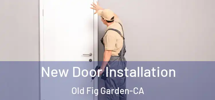  New Door Installation Old Fig Garden-CA